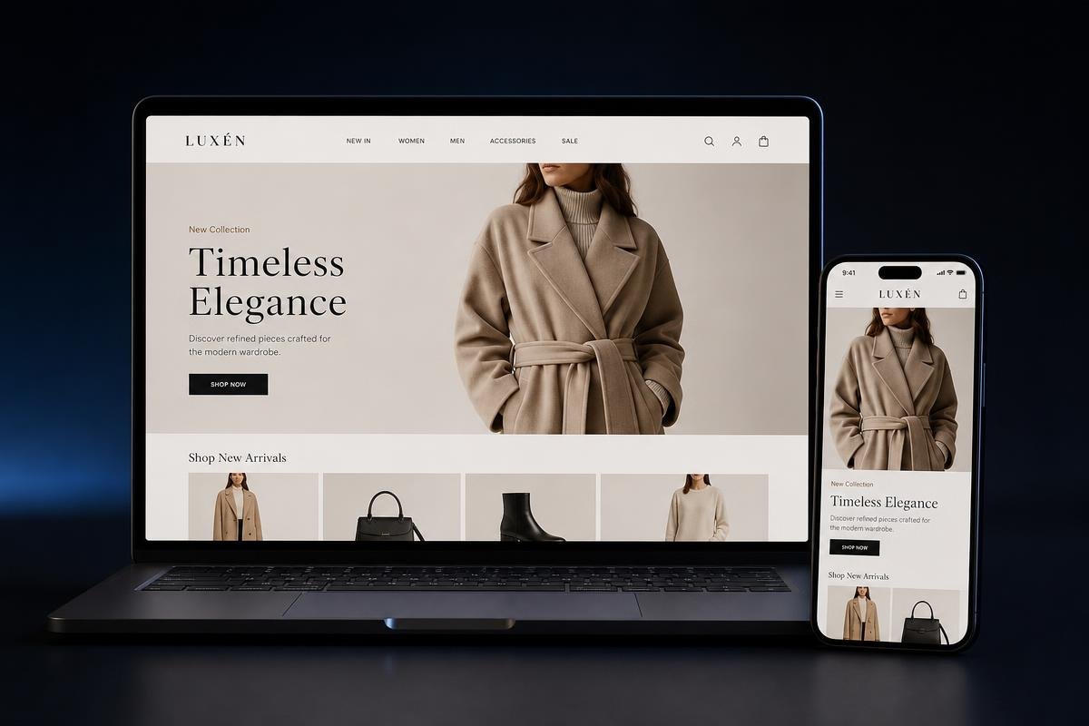 Nordvel Living E-commerce · Shopify project designed and developed by BAVEON