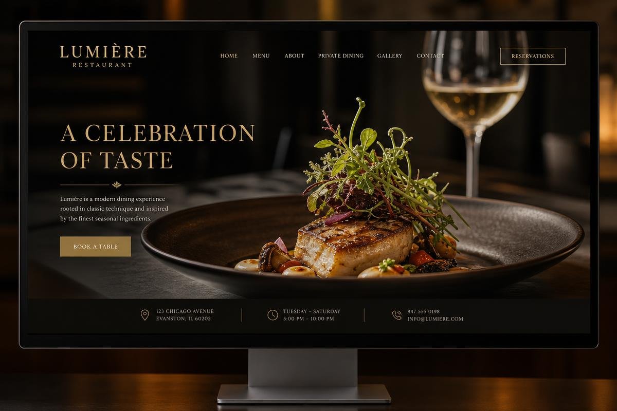 Saffron House Restaurant · Website project designed and developed by BAVEON