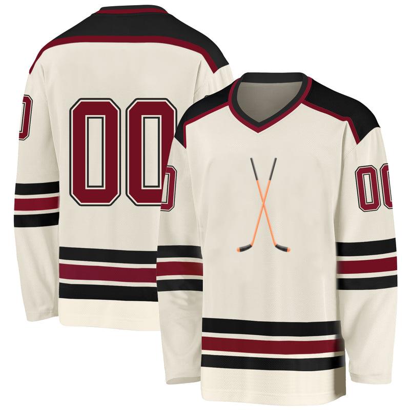 Crossed Hockey Sticks Icon Hockey Jersey