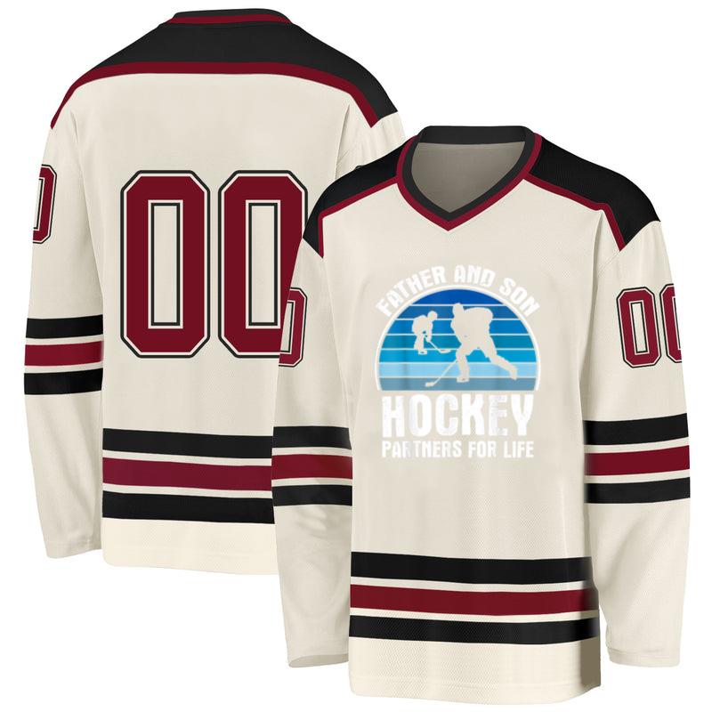 Father And Son Partners For Life Hockey Hockey Jersey
