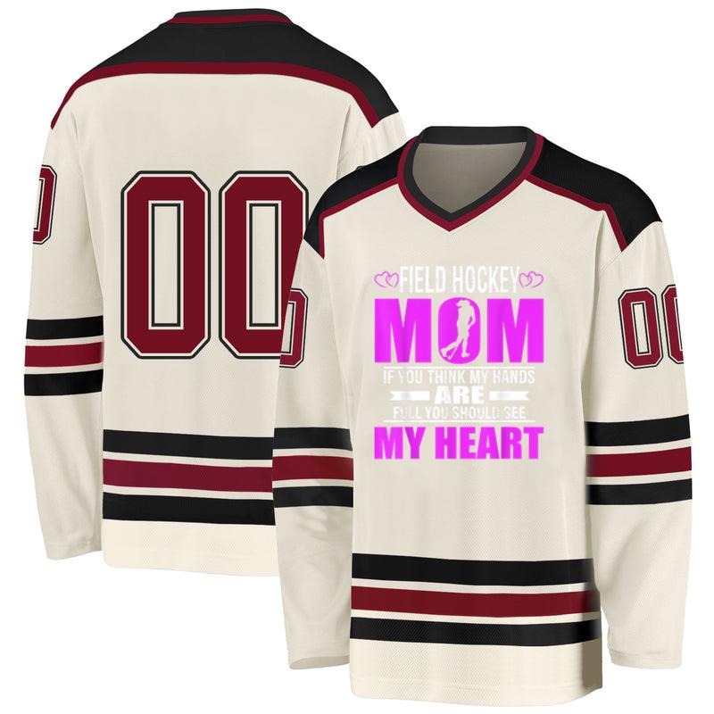 Field Hockey Moms Full Heart Hockey Jersey