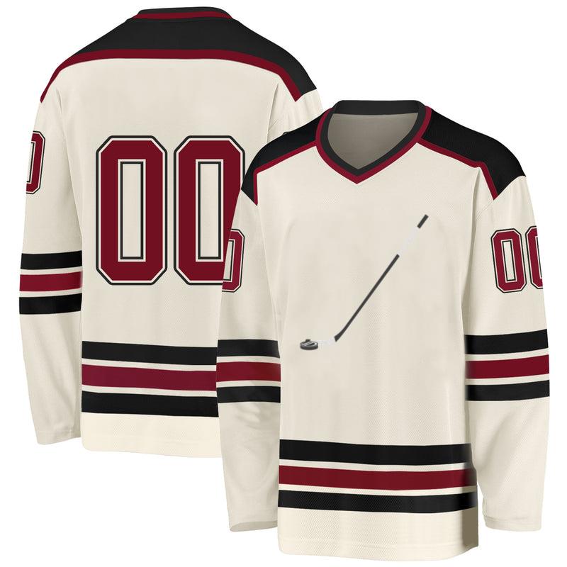 Flat Colored Ice Hockey Stick Hockey Jersey