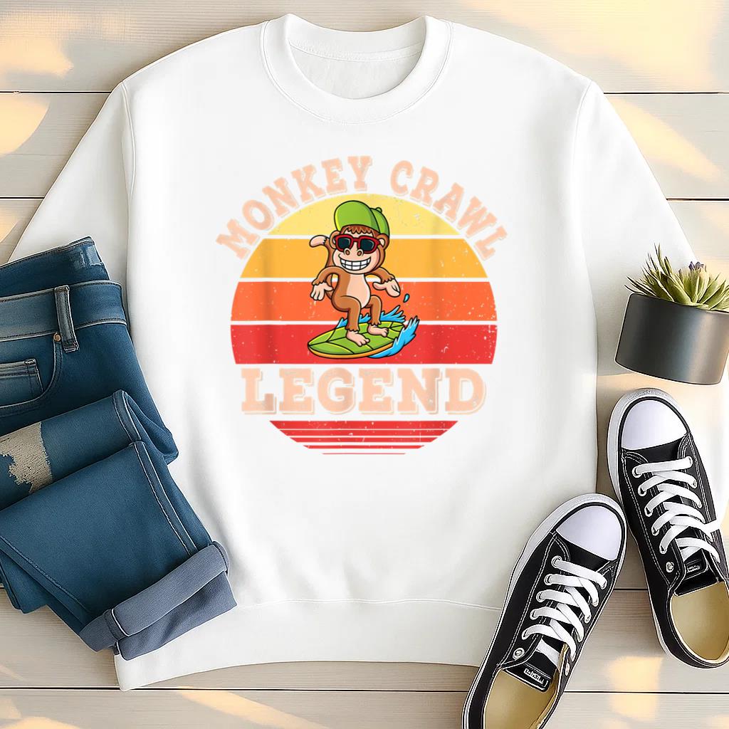 Monkey Crawl Legend Skimboarder Sweatshirt