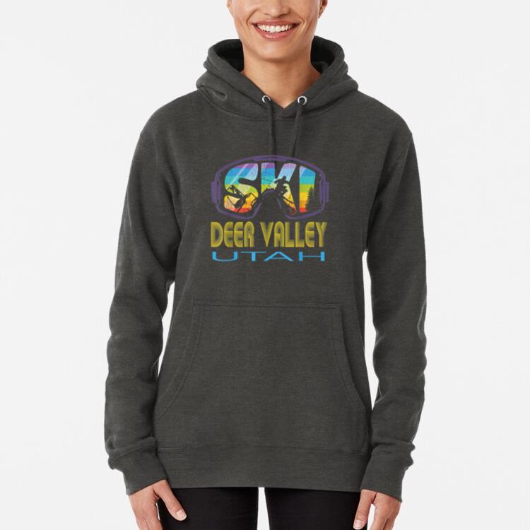 Ski Deer Valley Utah Hoodie