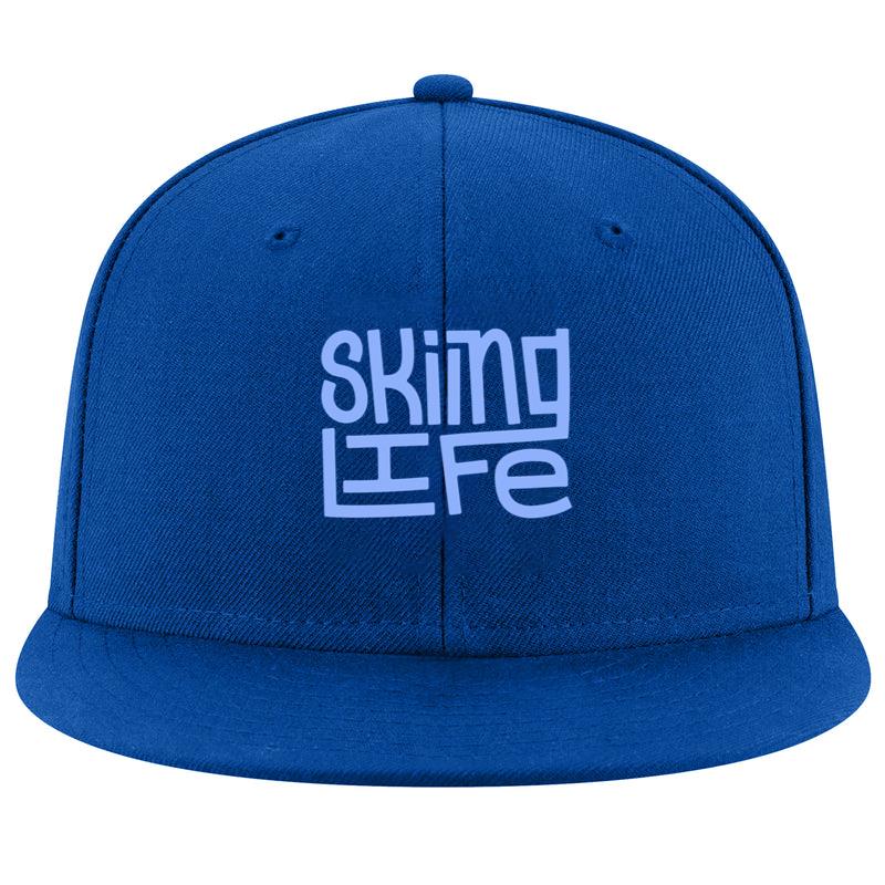 Skiing Life Ski Lettering Cap