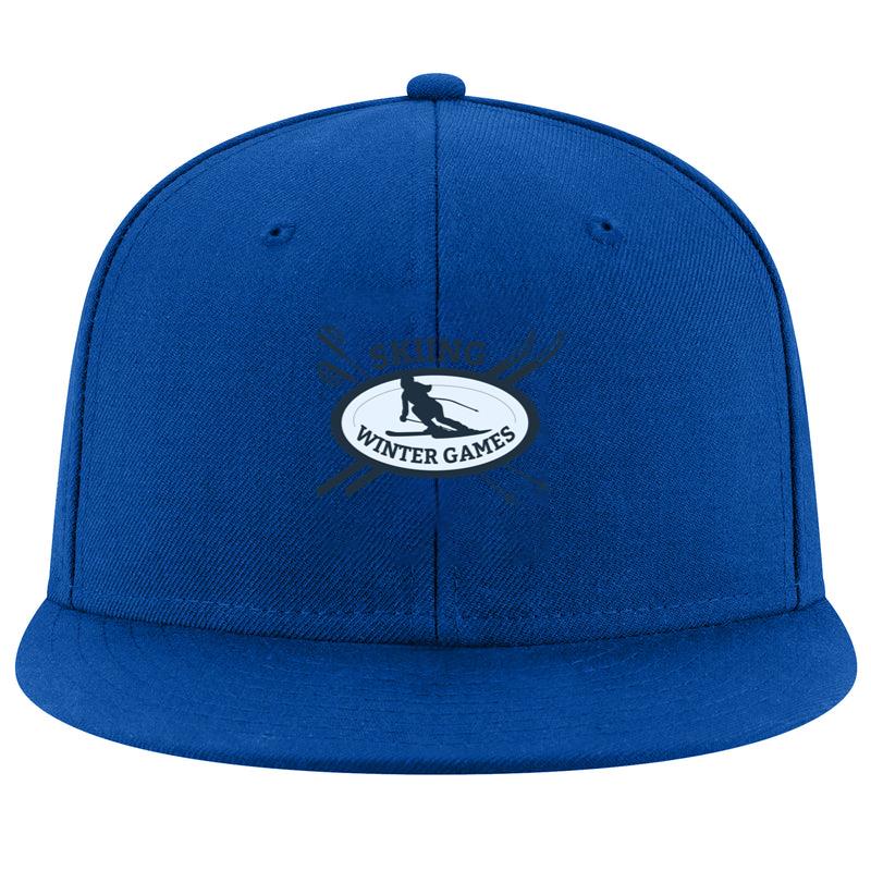 Skiing Sports Badge Cap