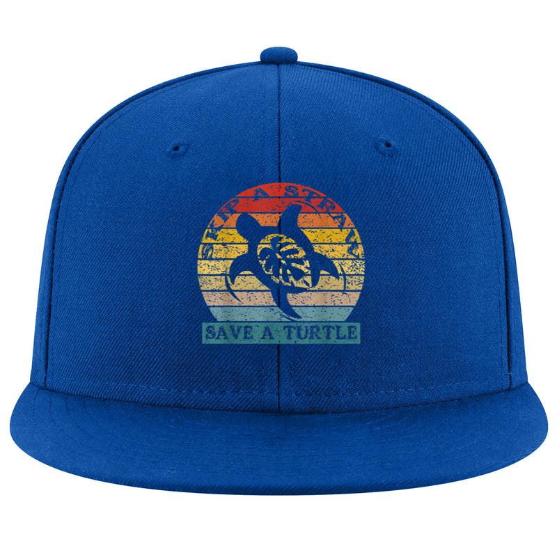 Skip a Straw Save a Turtle Vintage Retro Save a Turtle Cap