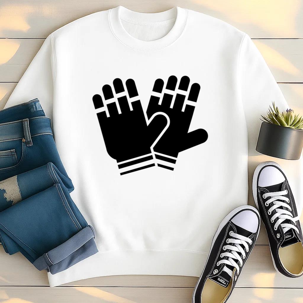 Snow Gloves Ski Icon Sweatshirt