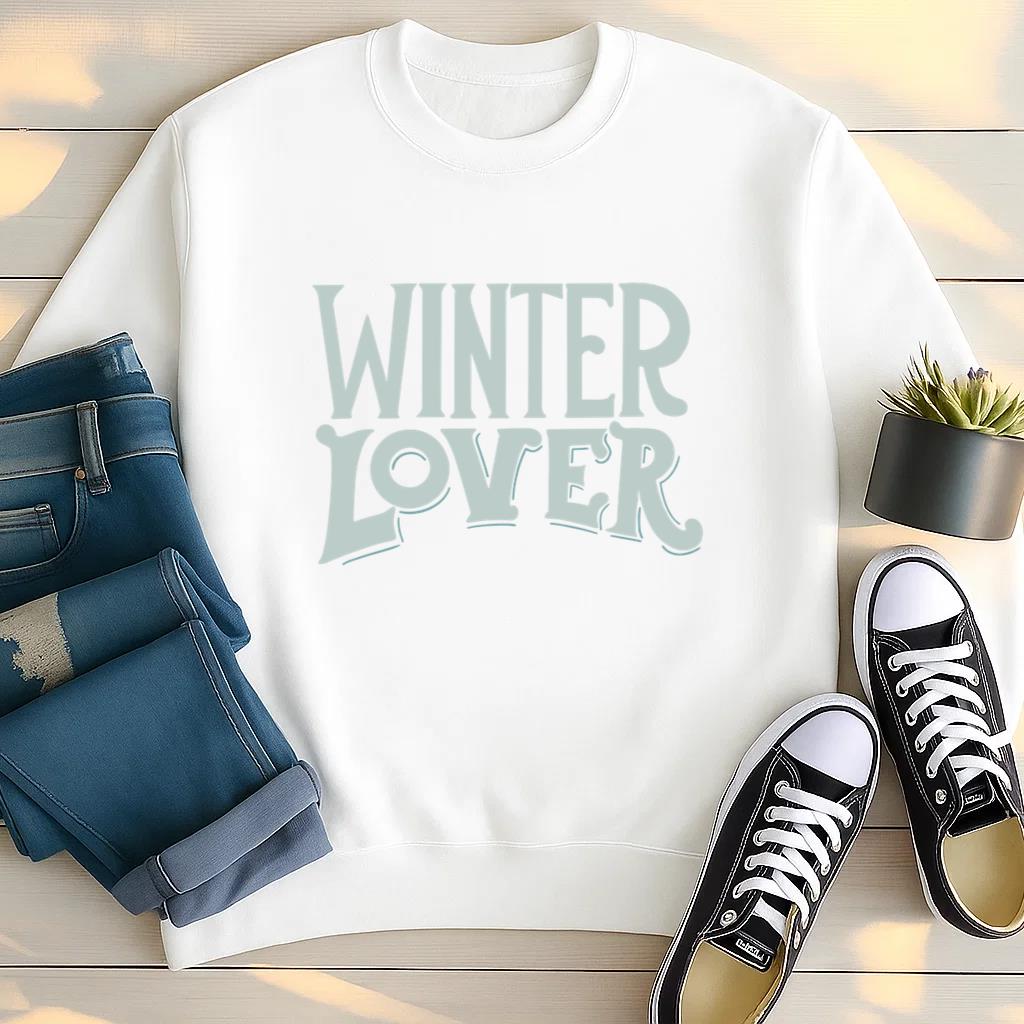 Winter Lover Label Sweatshirt
